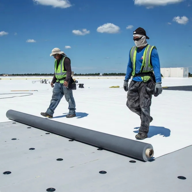 Commercial Grade Tpo Single-Ply Roofing Membrane for Flat and Low-Slope Roofs