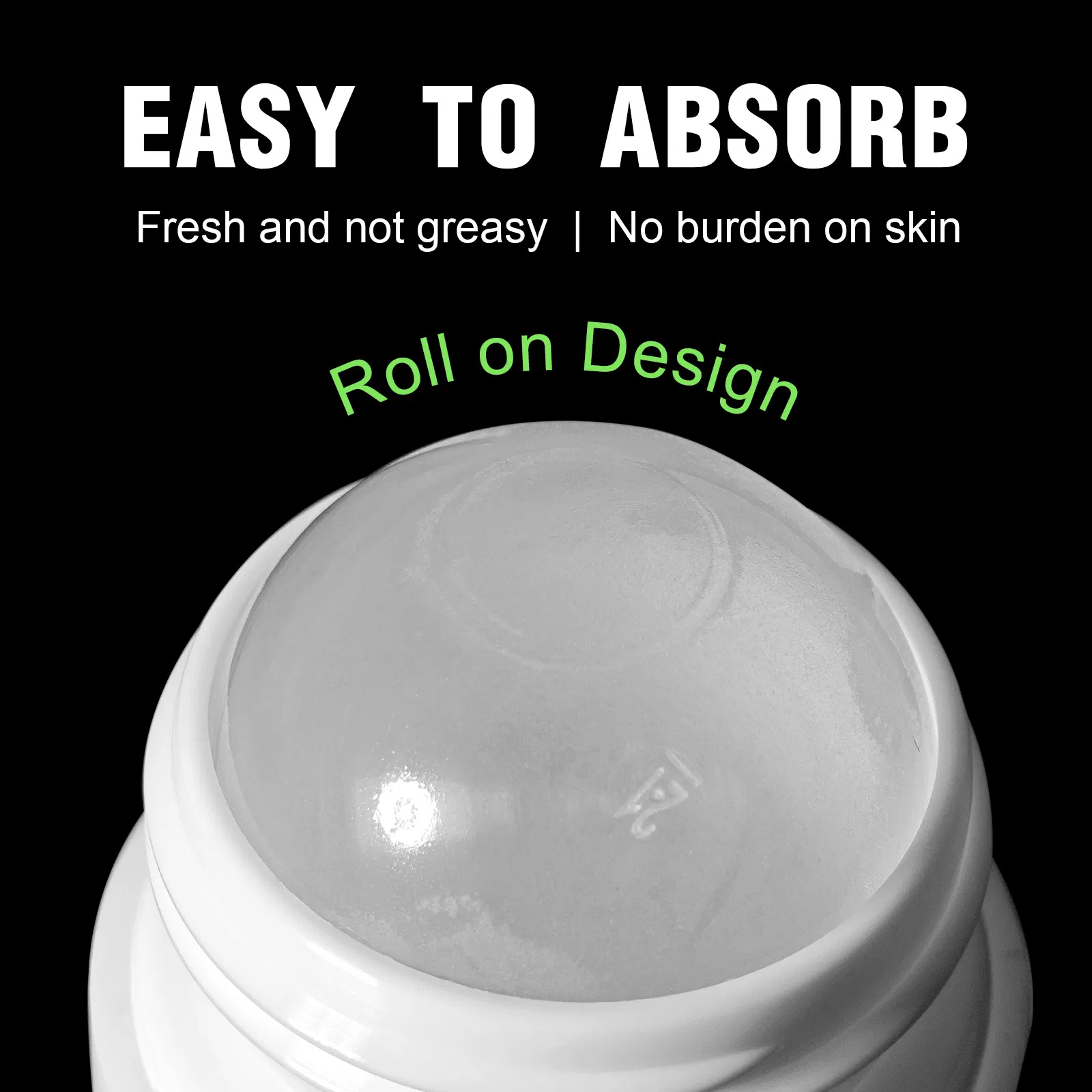 Refreshing Hypoallergenic Deodorant with Portable Organic Pearl Beads