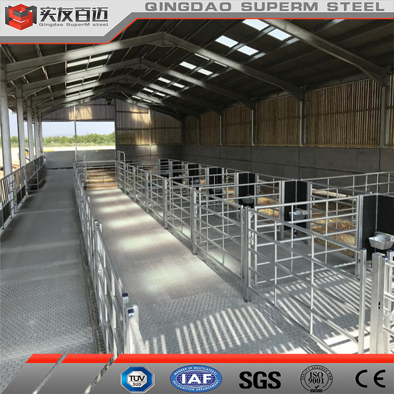 Prefabricated Steel Strcuture Building Prefab Metal House Cattle Barn Shed