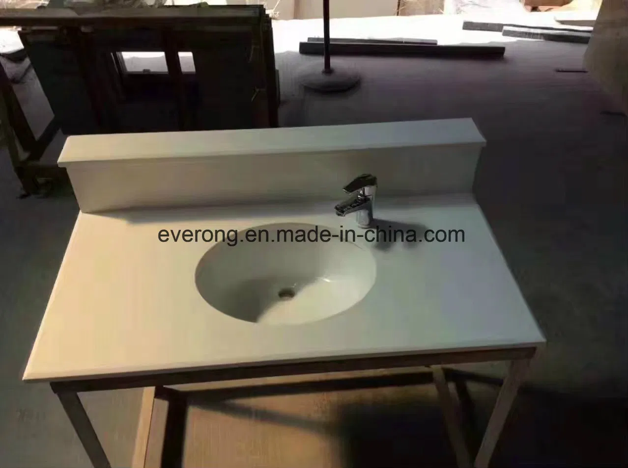 Polished Marble Kitchen Countertop &Vanity Top with Artificial Quartz Stone