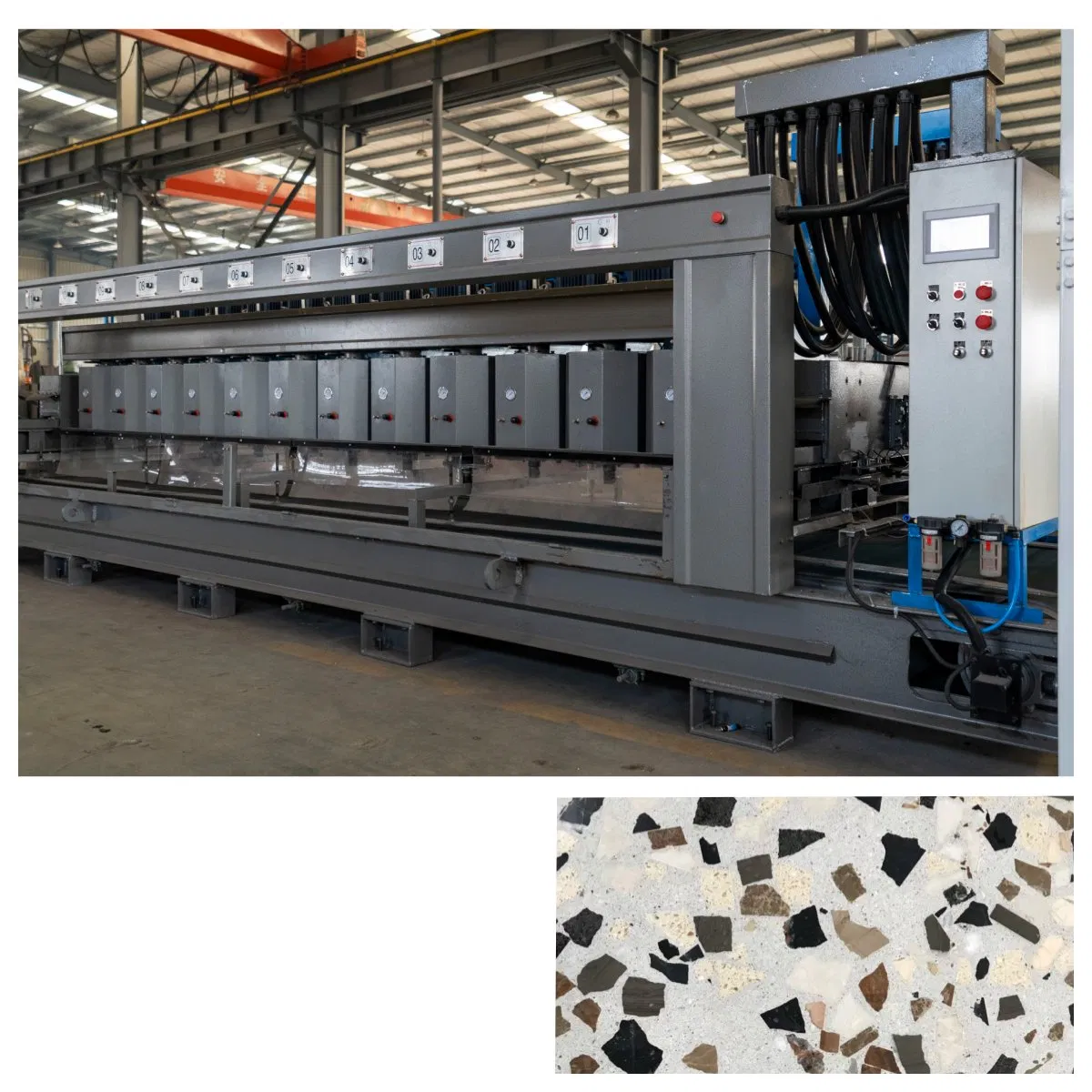 Шлифовальная машина для мрамора и гранита 230мм