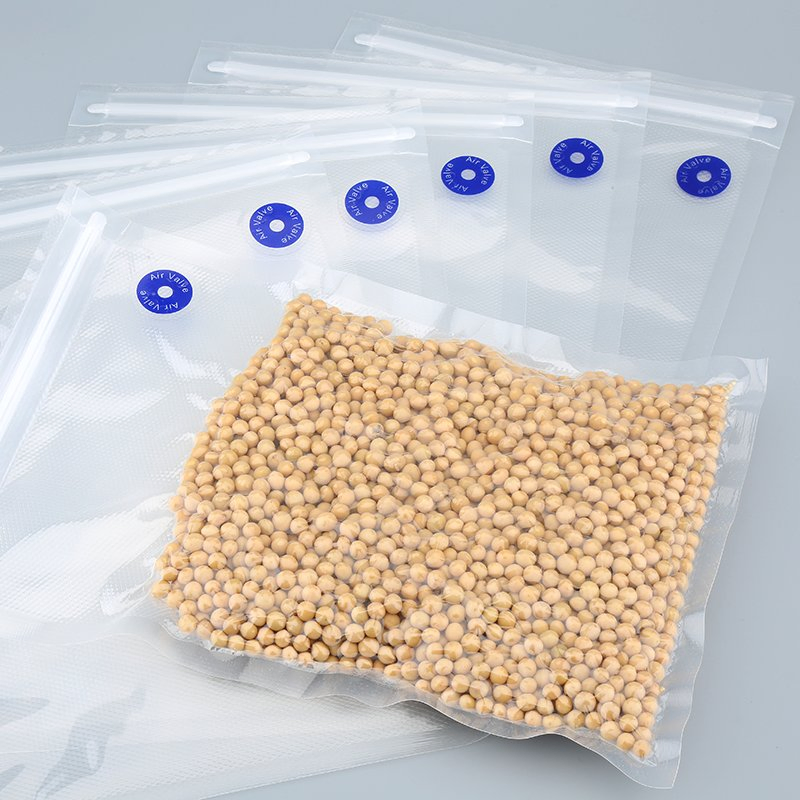Reusable and Clear Vacuum Sealer Bag with Air Valve