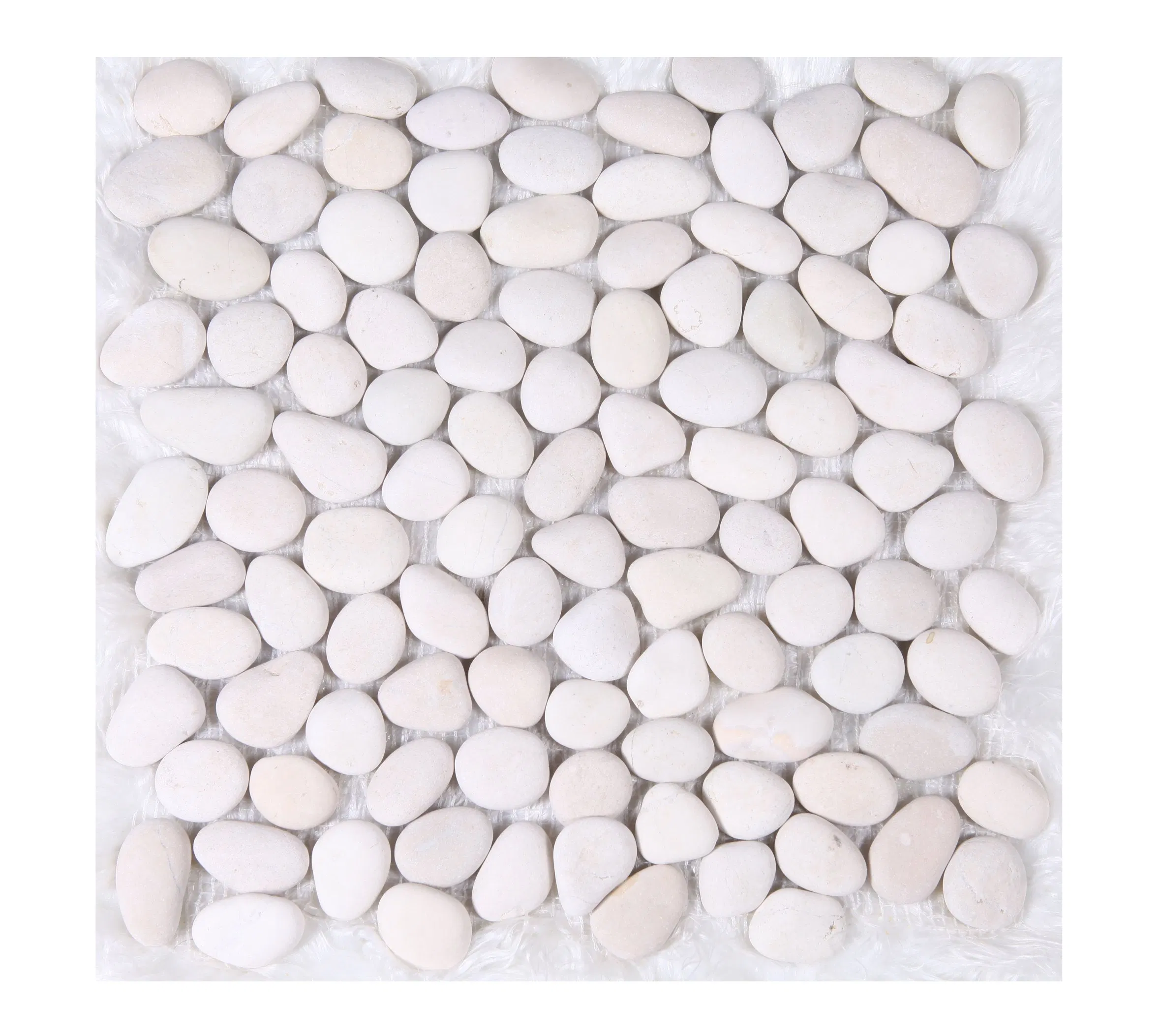 Garden Landscape Decorative Pebble Mosaic Onxy Stone Pebble Polished Mosaic