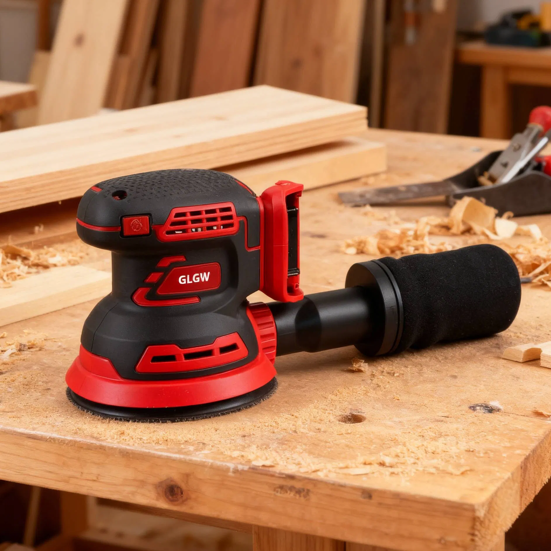 Glgw Brushless Disc 11000rpm Cordless Woodworking Sanding Putty Polishing Tool Sander