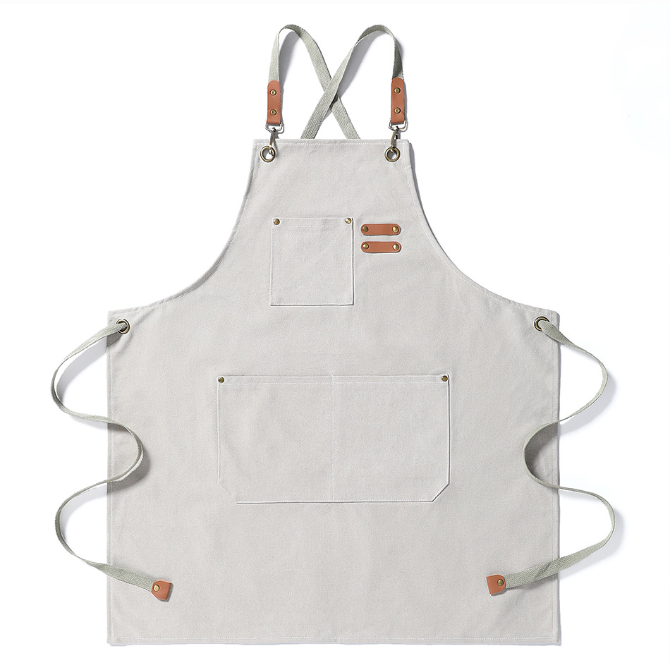 Thick Cotton Canvas Aprons with Pocket