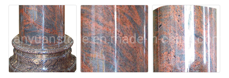 Luxury Natural Stone Column for Garden Decoration with Free Design Service