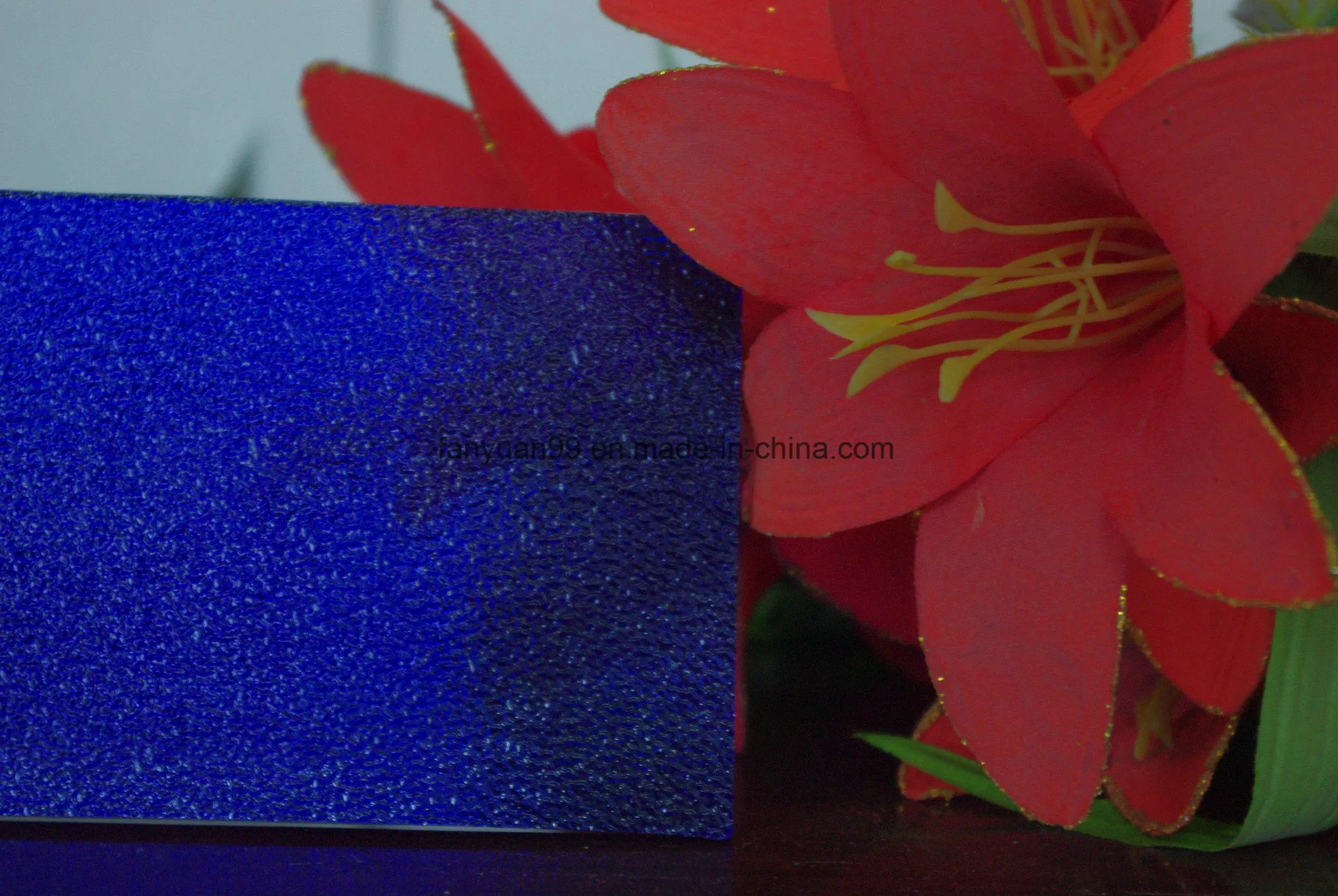 Delicate Colored Chemical Tempered Pressed Glass Pattern