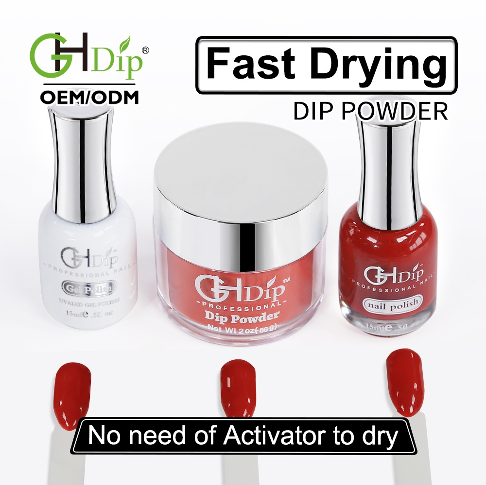Fast Drying Dipping Powder Color Match 3 in 1 Set