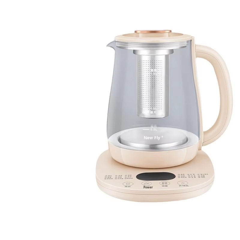 1.8L Colorful Intelligent Electric Kettle Dawn Rice/Clear Sky Blue Dual Mode Fast Cooking Technology Power off Protection