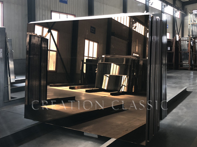 White Painted Low Iron Glass / Painted Glass for Whiteboard