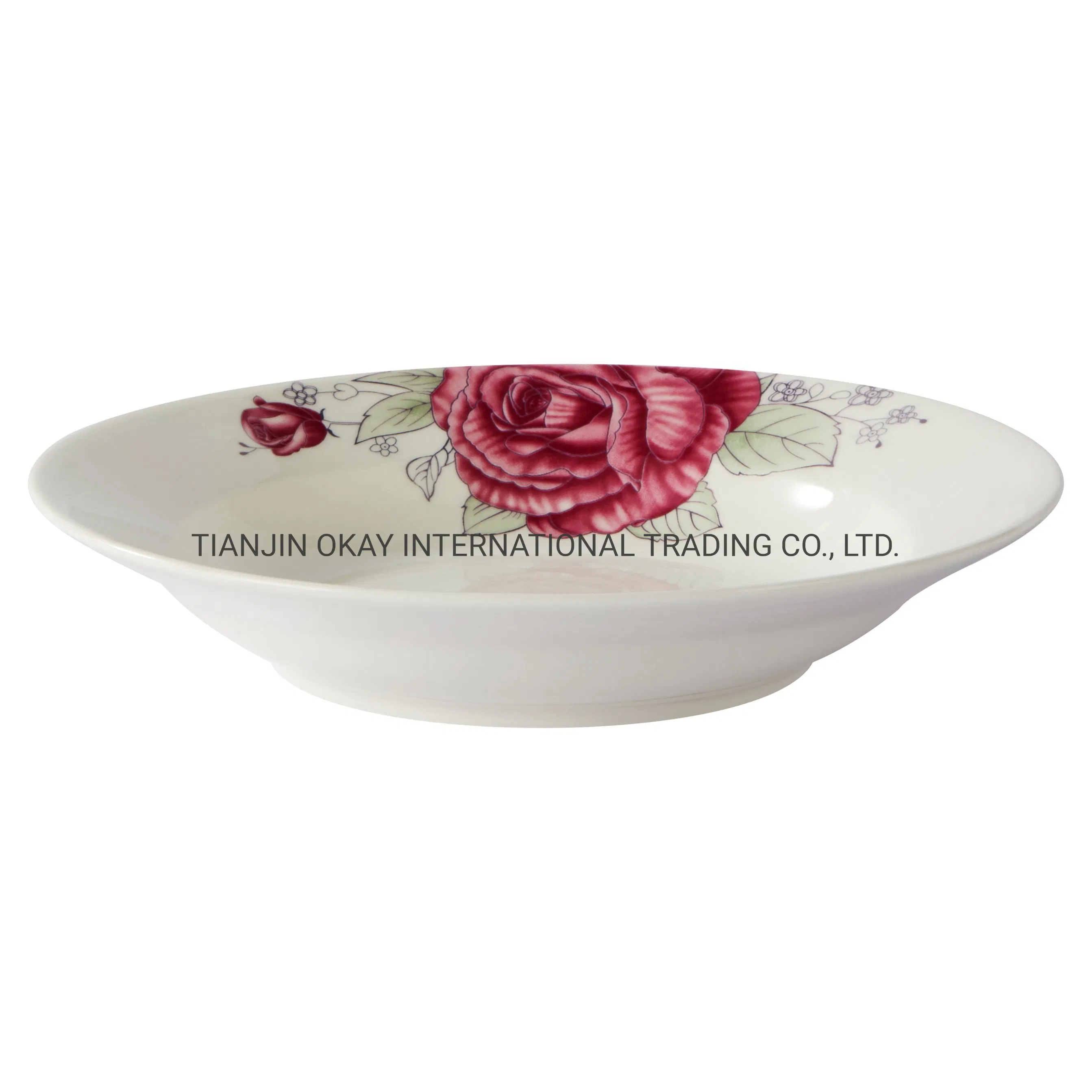 New Design Dinner Set of Dishes Ceramic Plate Colored Glazed Ceramic Stoneware Dinner Plates Wholesale