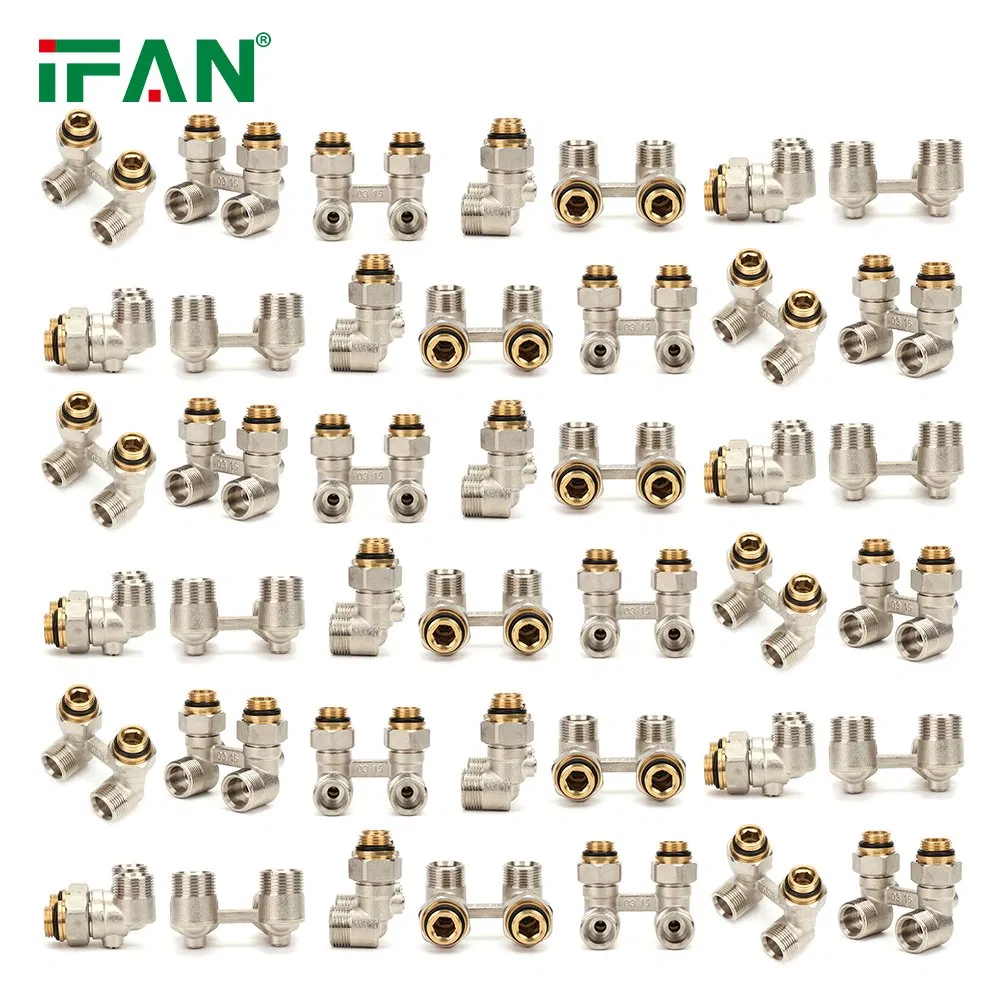 Ifan OEM Customizable High Quality Brass Tubes Angle Manual H Type Radiator Valves