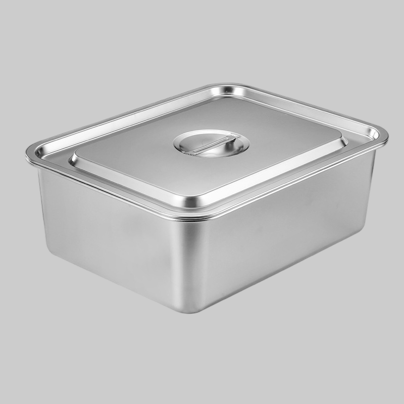 High Quality Stainless Steel Kitchen Utensils Stainless Deep Rectangle Tray