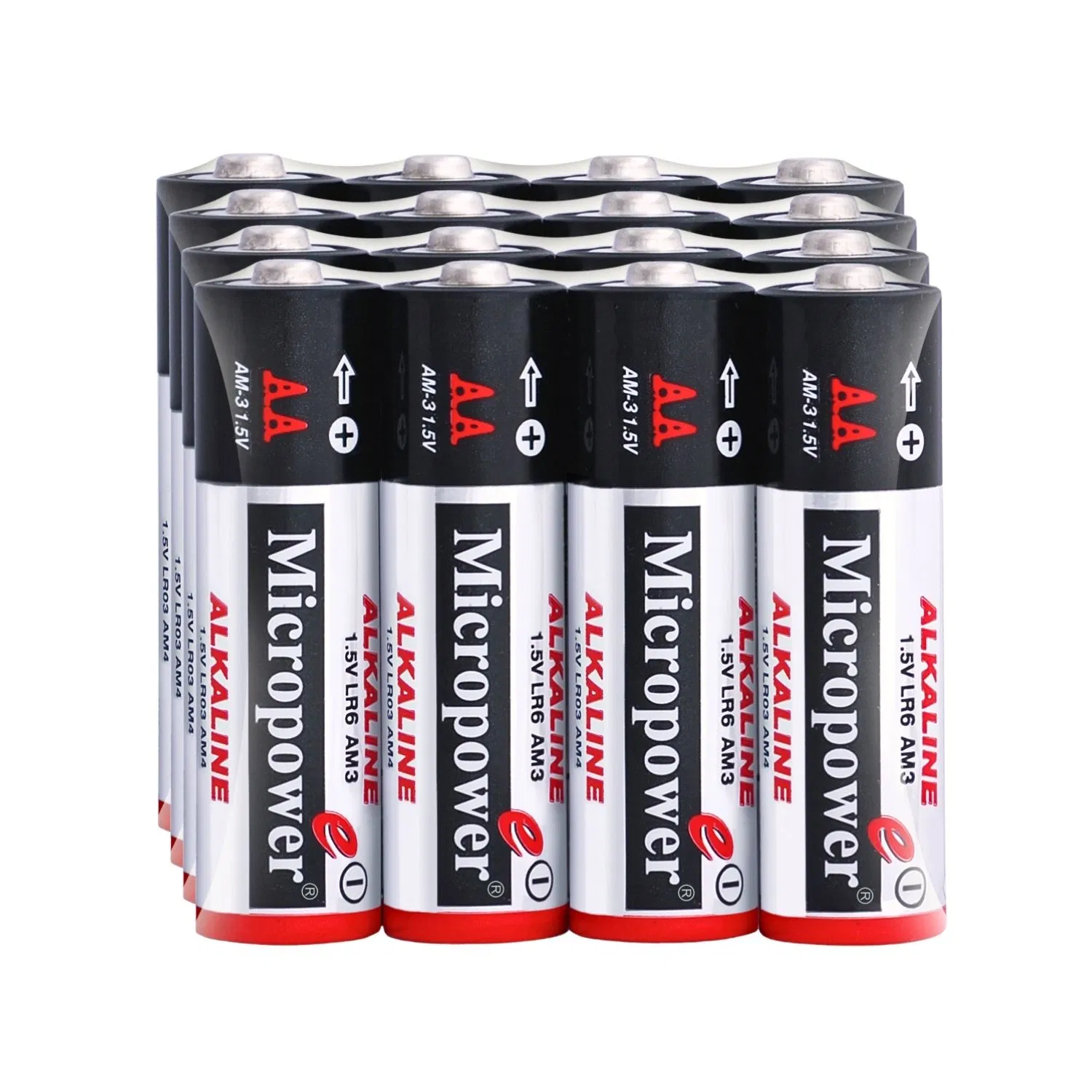 Батарейка AA/LR6 1.5V алкалиновая, цинк-марганцевая