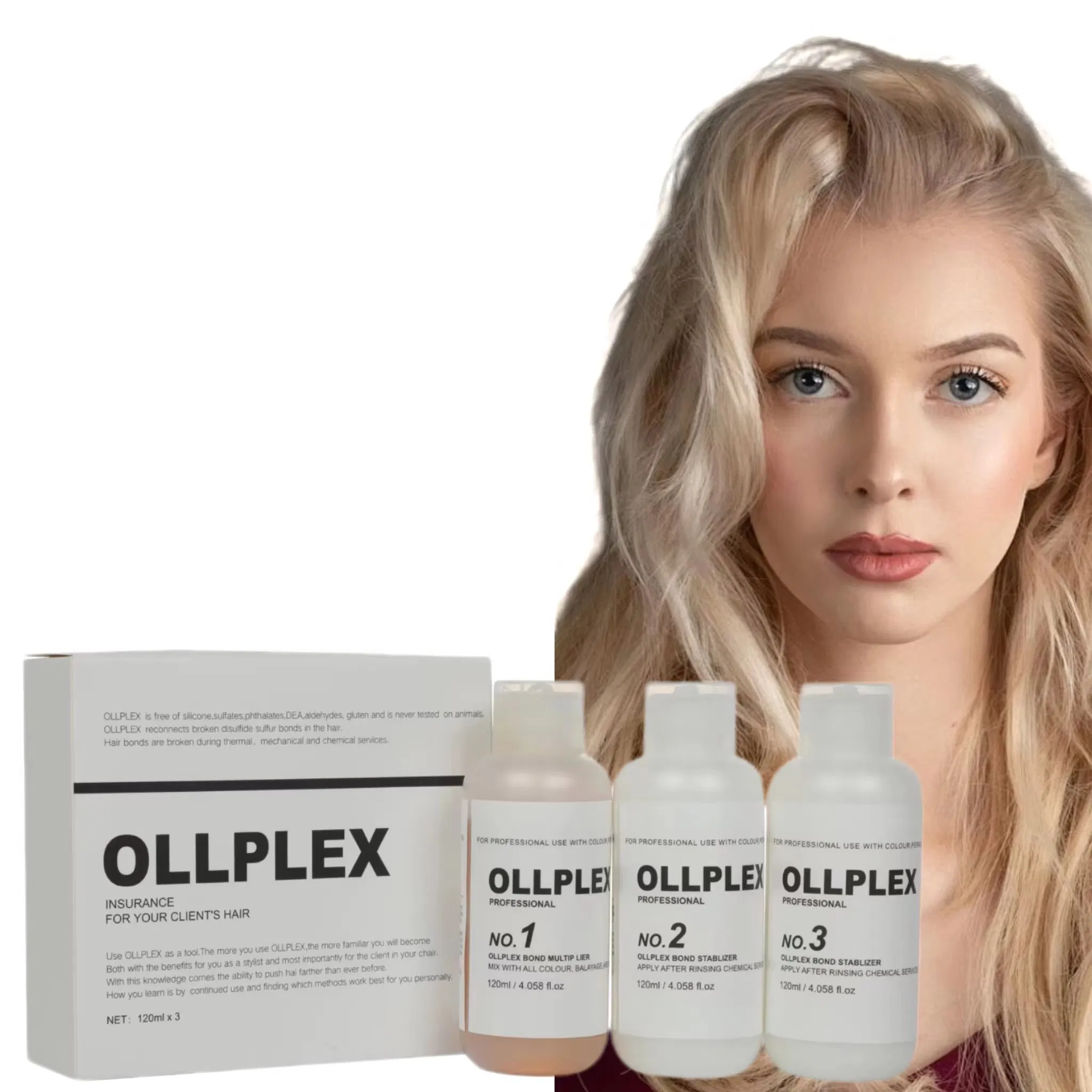 Ollplex No. 1 2 3 Binder Repair Bonds Fluffy 360 Ml Refreshing Long Lasting Salon Use Repairing Treatment
