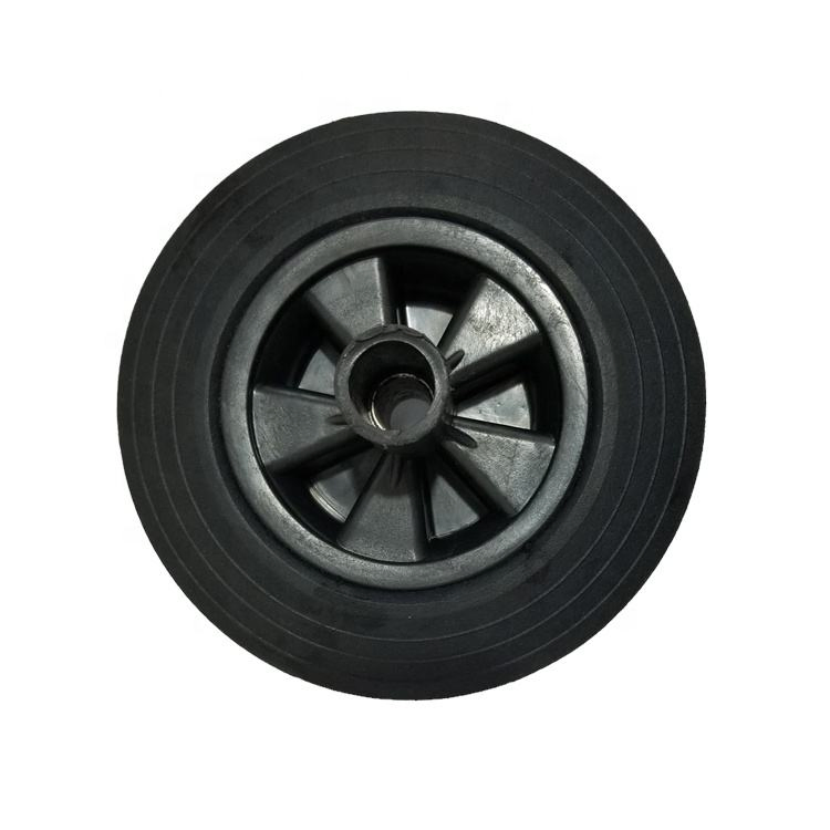 8 Inch Solid Small Rubber Wheels Hot Sales Solid Rubber Wheel for Dustbin Trash Solid Wheels