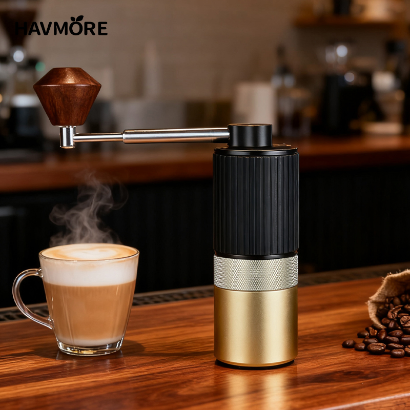 Premium Portable Metal Mini Folding Handle Manual Coffee Grinder