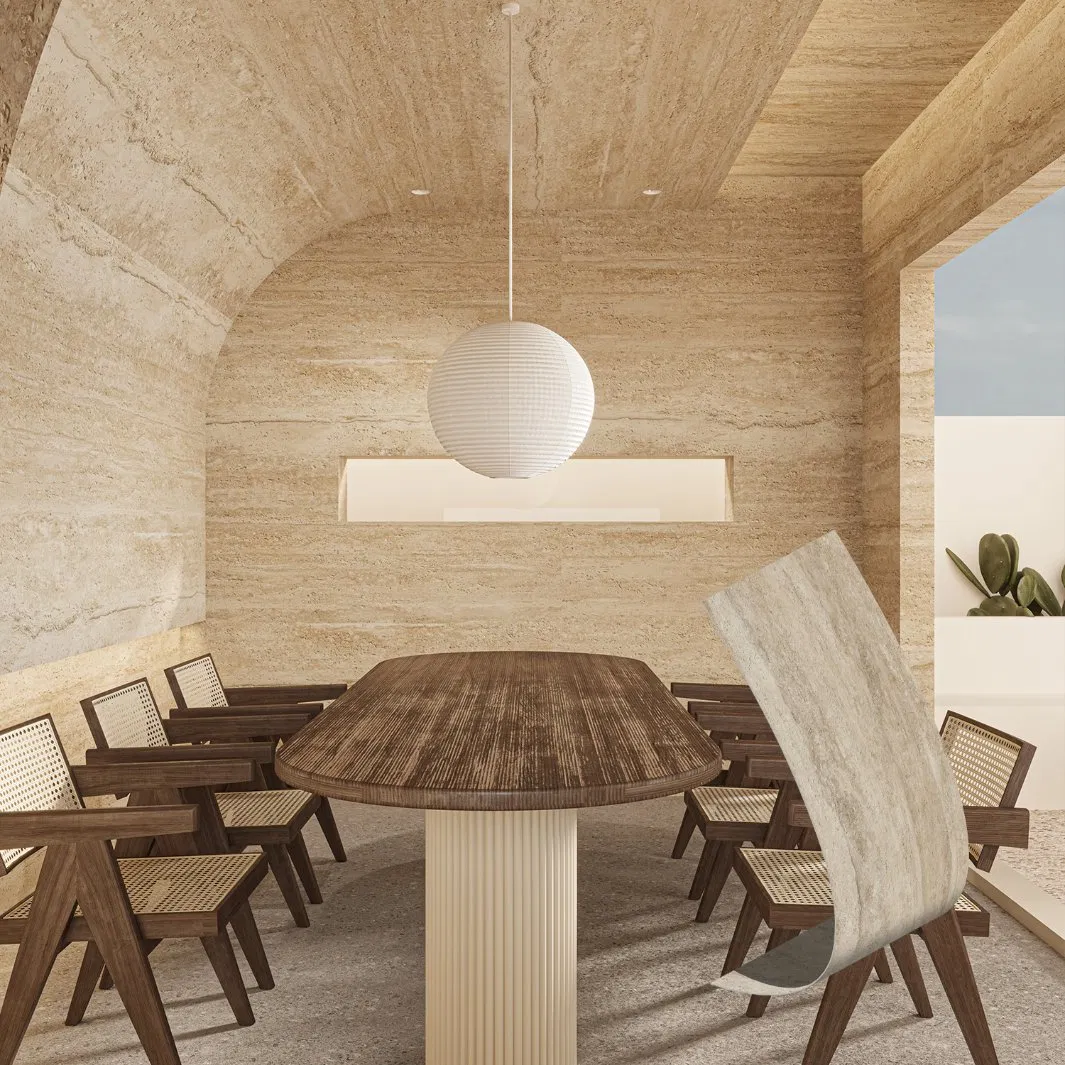 Flexible Natural Stone Mcm Light Weight Breathable Decorative Material