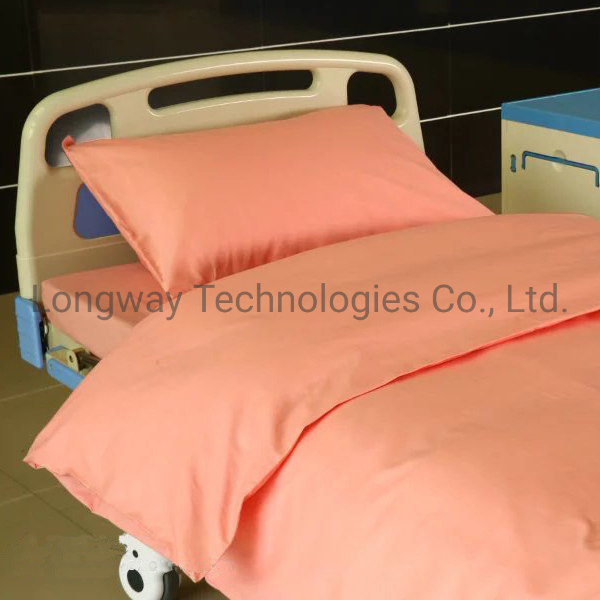 Blue Color Pure Cotton Hopsital Bed Sheet Set