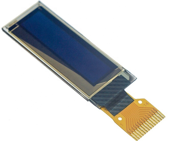 High Quality Blue-Yellow 0.96 Inch 128X64 OLED Micro Display 0.96 Inch 24 Pin