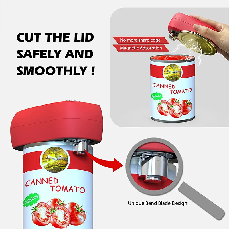 Newest Electric Can Opener Rechargeable Battery Food Safe Arthritis Seniors Kitchen Gifts Rechargeable Can Opener