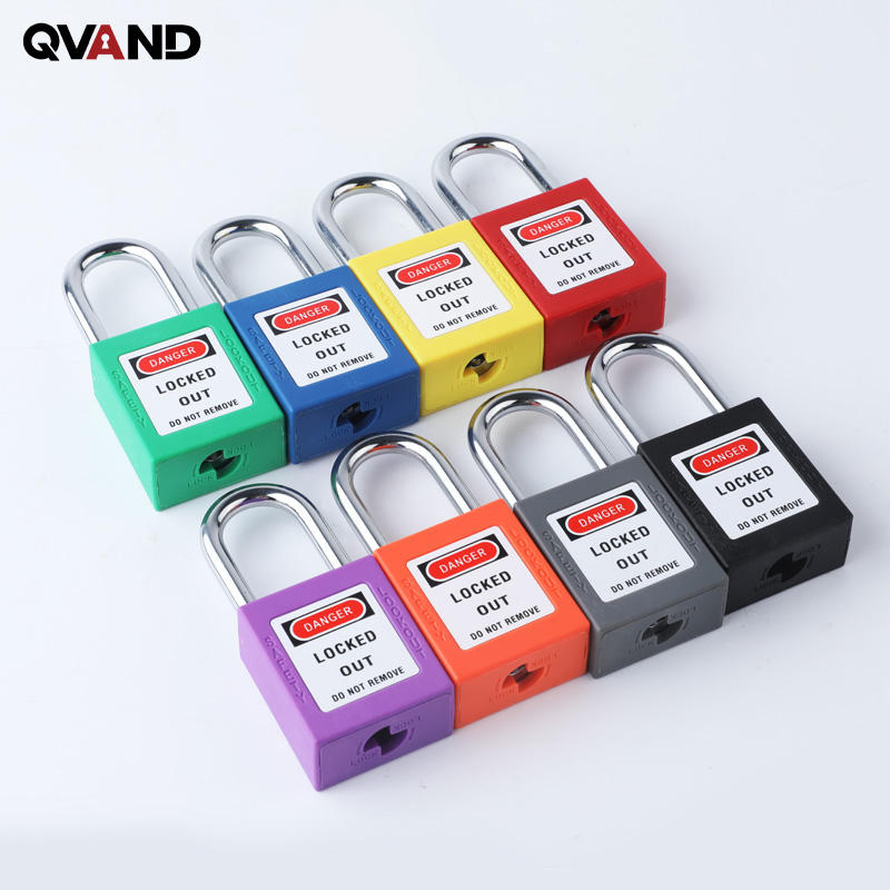 38mm Laser-Engravable Padlock Nylon Body Loto Compliant Safety Lockout Padlock