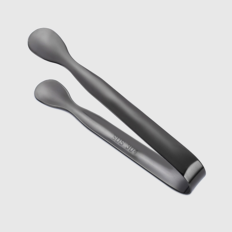 Colorful Creative Stainless Steel 304 Ice Clips Cat Paw Shaped Design Titanium Plated Sugar Tongs Food Clips
