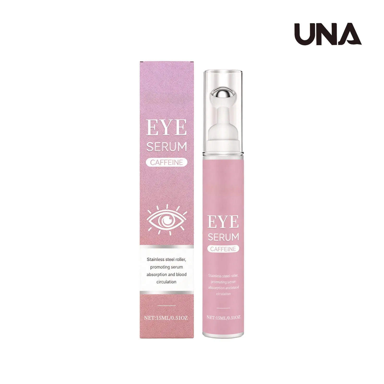 Eye Roll-on Serum - Gently Nourishes, Easy to Massage Around Eyes, Plumping and Long-Lasting Moisturizing