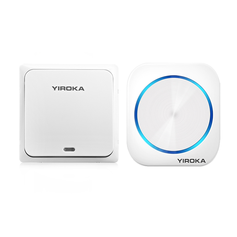 Long Range Kinetic No Battery Wireless Plug in Doorbell