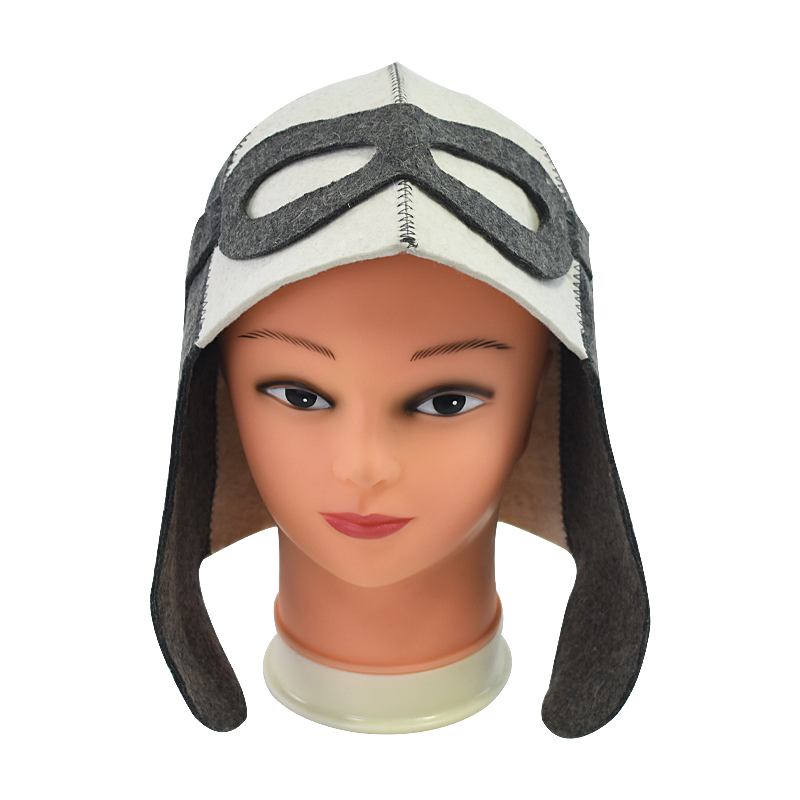 Multi-Color Wool Sauna Hats, Design Logo Embroidery, Eco-Friendly & Heat-Proof
