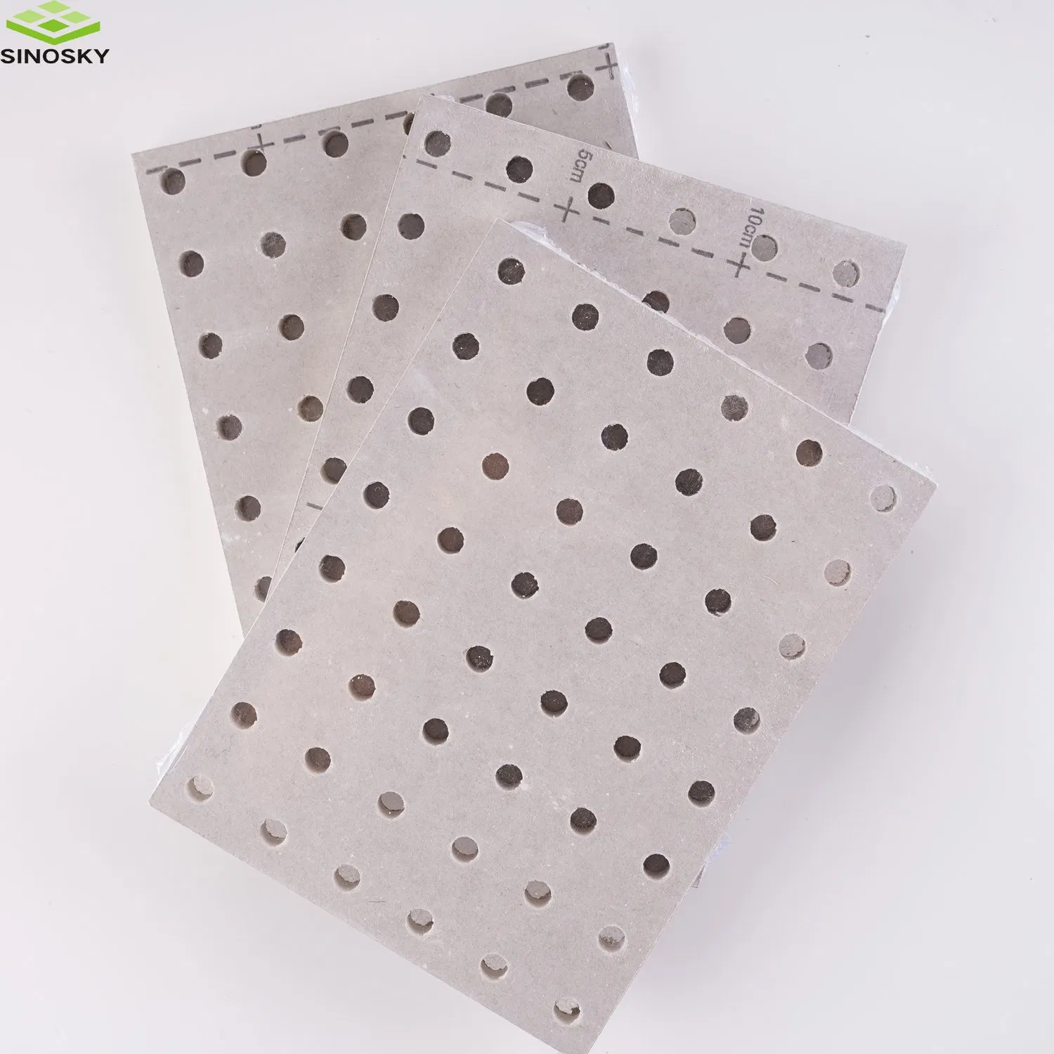 Partition Drywall Plasterboard Perforated Acoustic Gypsum Board Low Price