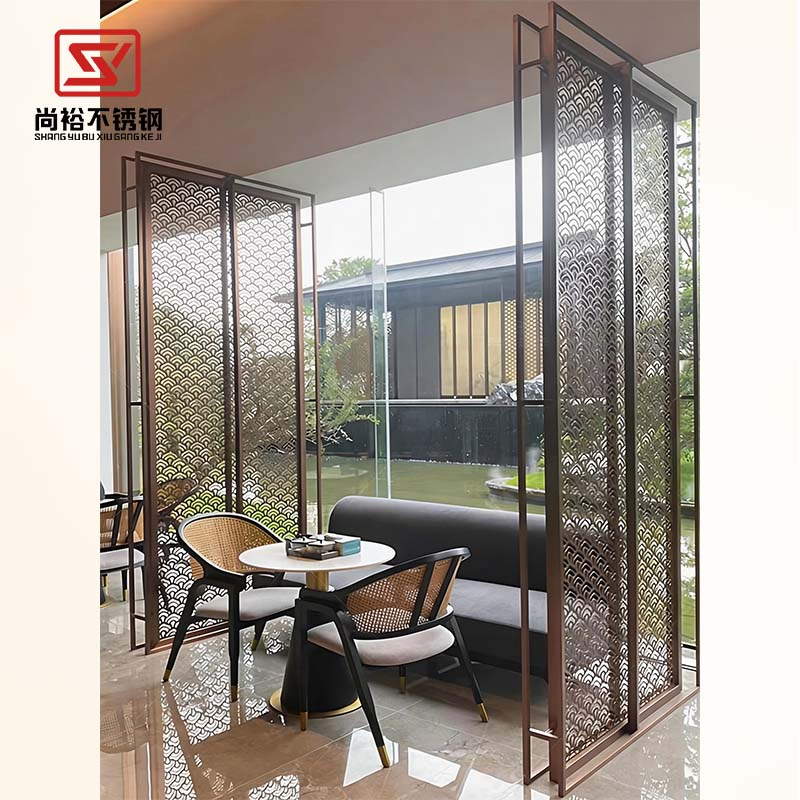 Custom Laser Cut Decorative Garden Screen Panel Stainless Rusty Corten Steel Metal Privacy Garden Screen Partition