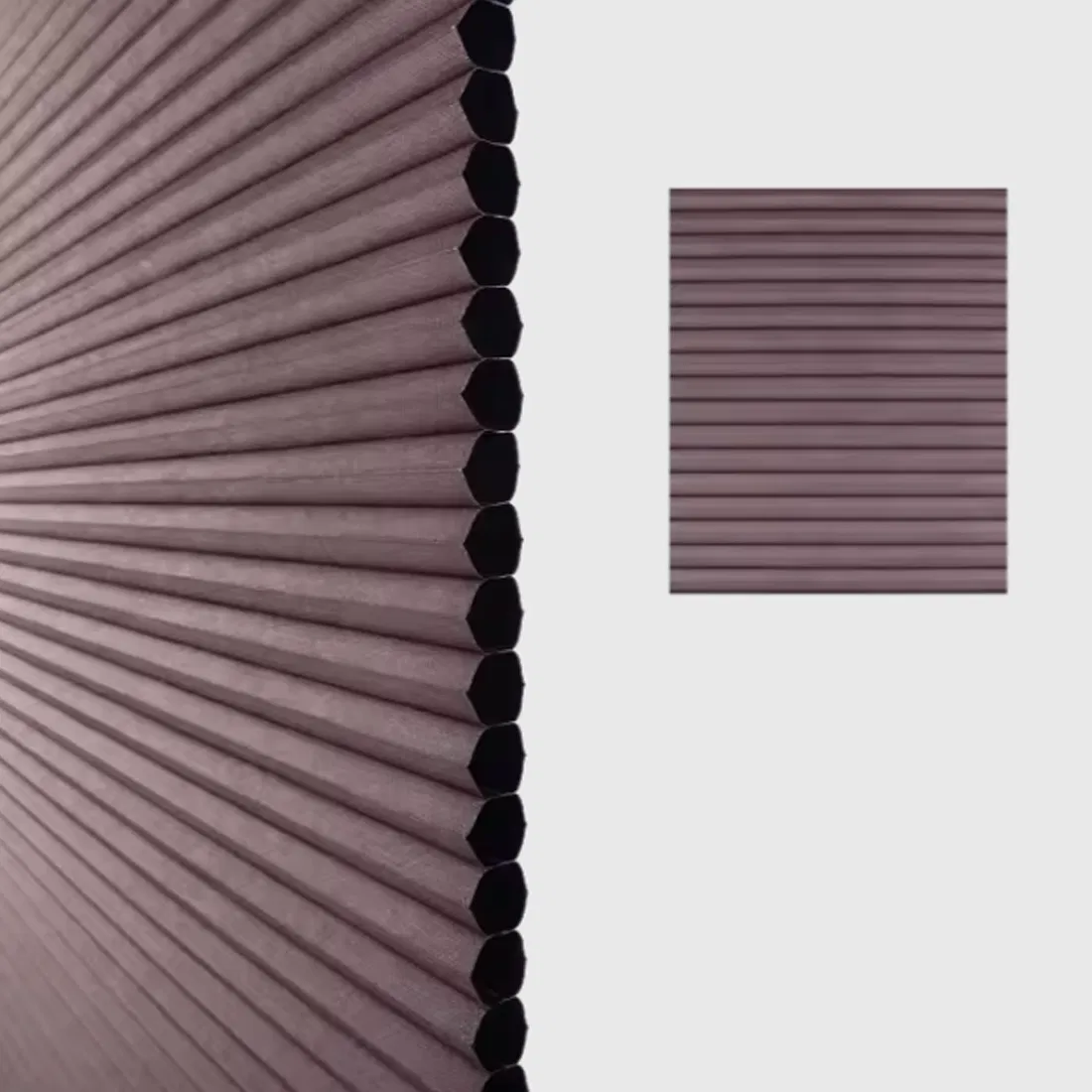 Custom Blackout Soundproof Window Honeycomb Shades Cellular Blinds Non-Woven Fabric