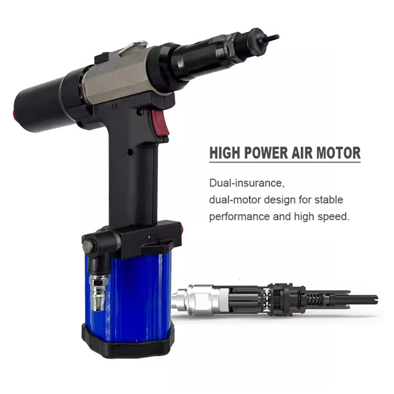 Tpm8 Convenient Stroke Adjustable Rivet Nut Gun Pneumatic Hydraulic Efficient Riveting Stud Gun M3-M8