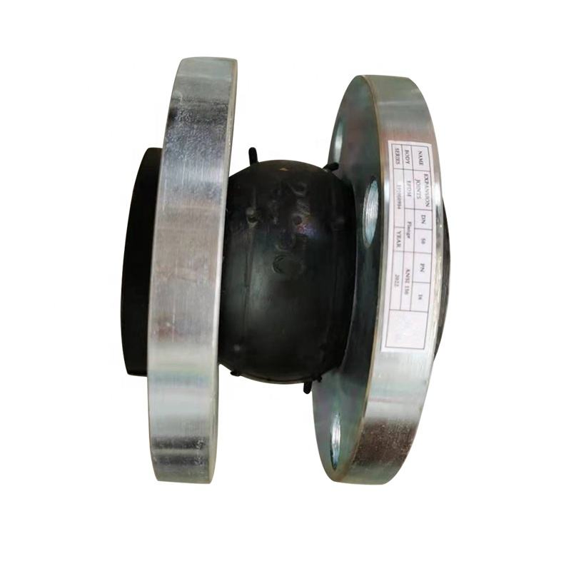 Steel Flange Connection Building Bridge EPDM Rubber Expansion Joint with Vacuum Ring