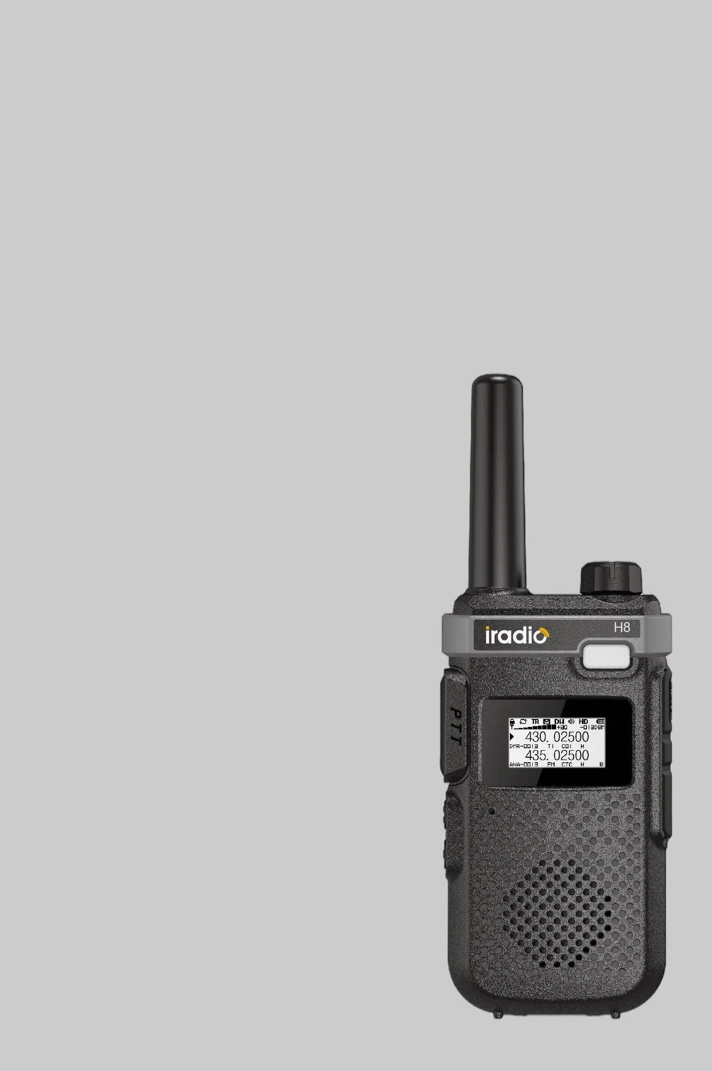 H8 VHF UHF Dual-Band Digital Two-Way Radio with Customizable Features