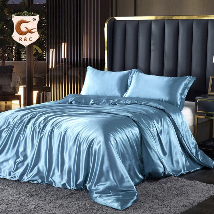 Luxury 5 Star Hotel Used Satin Bedding Sheet Set