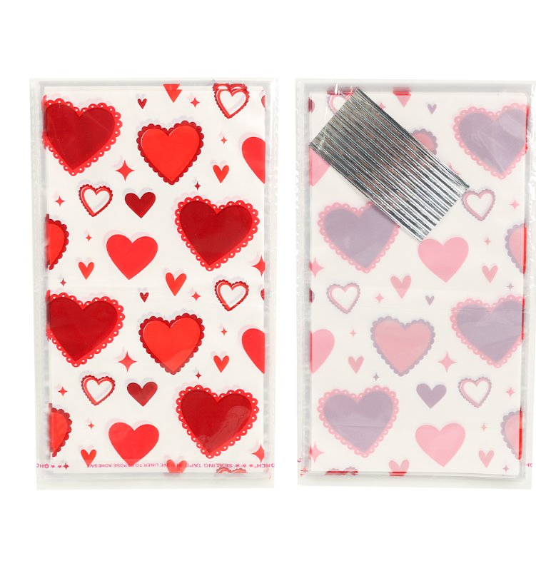 Hot Sale Flat Pocket Packaging Bag Custom Printing Plastic Party Treat Bags Candy Packaging Bags