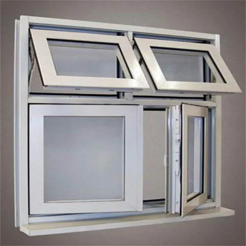Metal Design American Style White Single Hung Aluminium Window