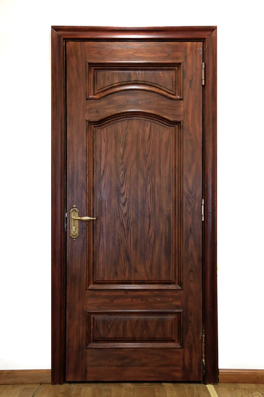 Exquisite Solid Wood Interior Door with Finished Red Oak Wood
