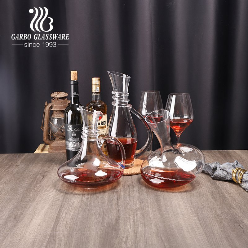 Glass Decanter Wine Storage Jug Blown Ionization Color Decorative High End Decanters Set Red Wine Dispensers Set