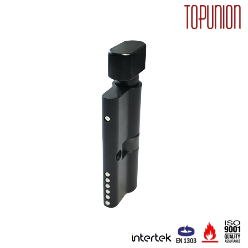 Thumb Turn Single Euro Door Cylinder External Internal Key Access Anti Snap