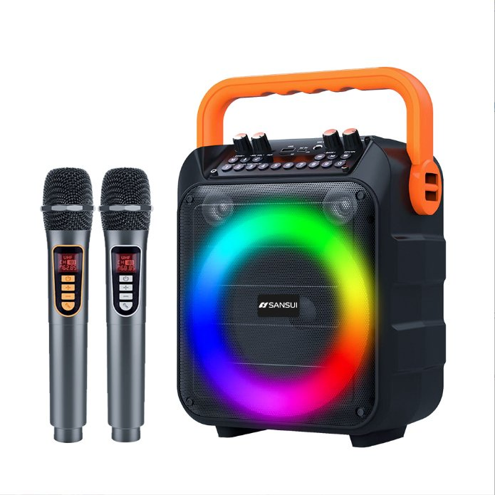 Karaoke Machine with 2 Wireless Microphones