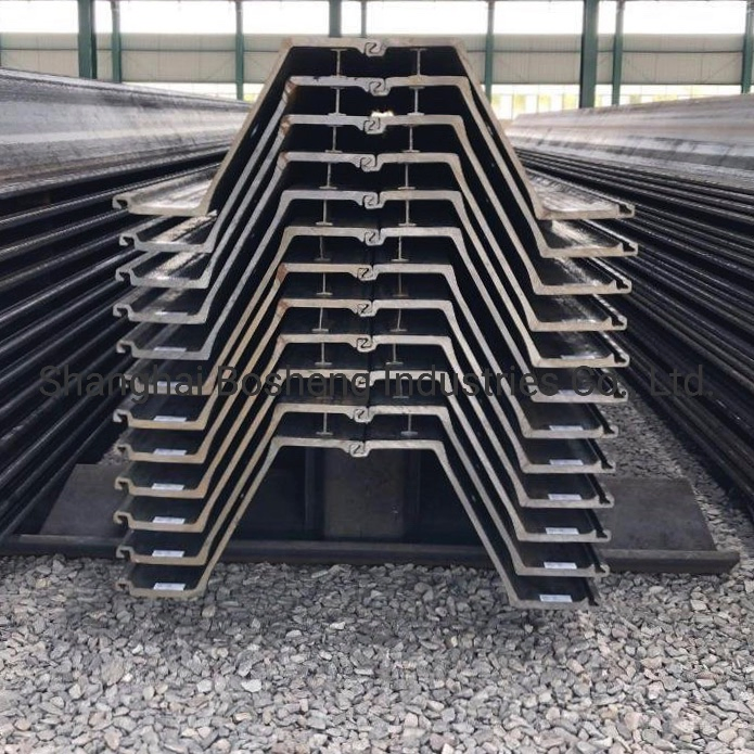 Steel Sheet Pile Sheet Piles Hot Rolled U-Shaped Water-Stop Steel Sheet Pile Goods in Stock