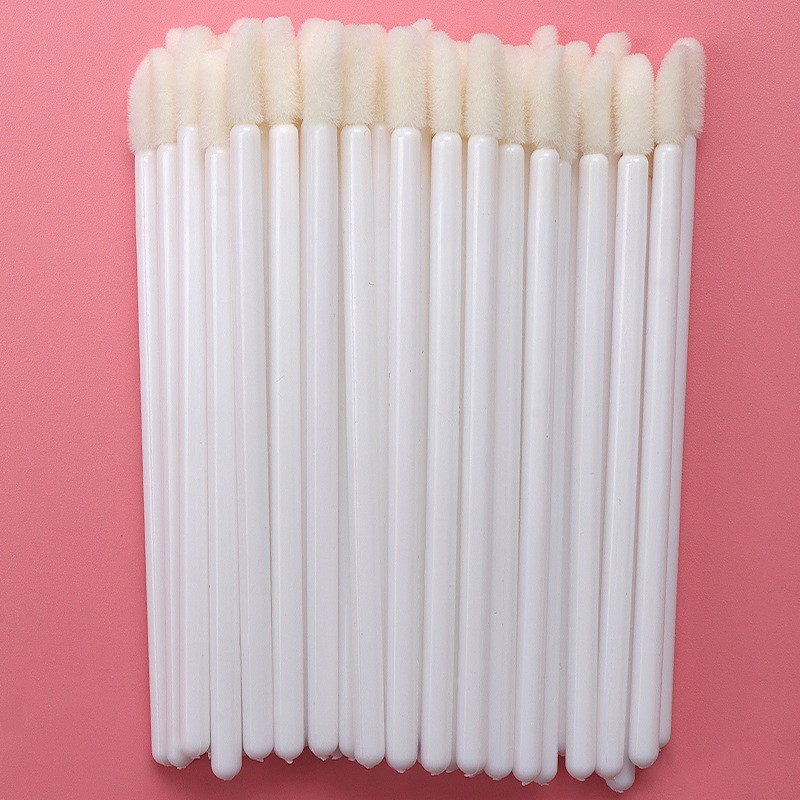 Mt Lashes Wholesale Premium Disposable Lip Gloss Make up Brush Cosmetic Spoolie Cleaning Lip Brush