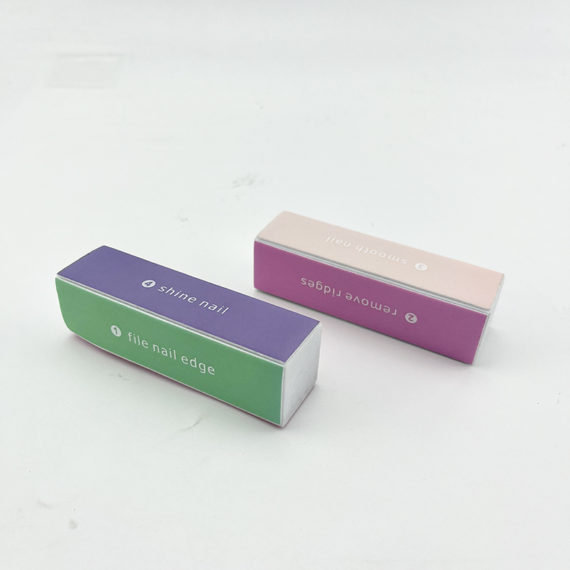 Beautiful Cubic Shape Portable Nail Care Tools Manicure Accessories EVA Nail Buffer File