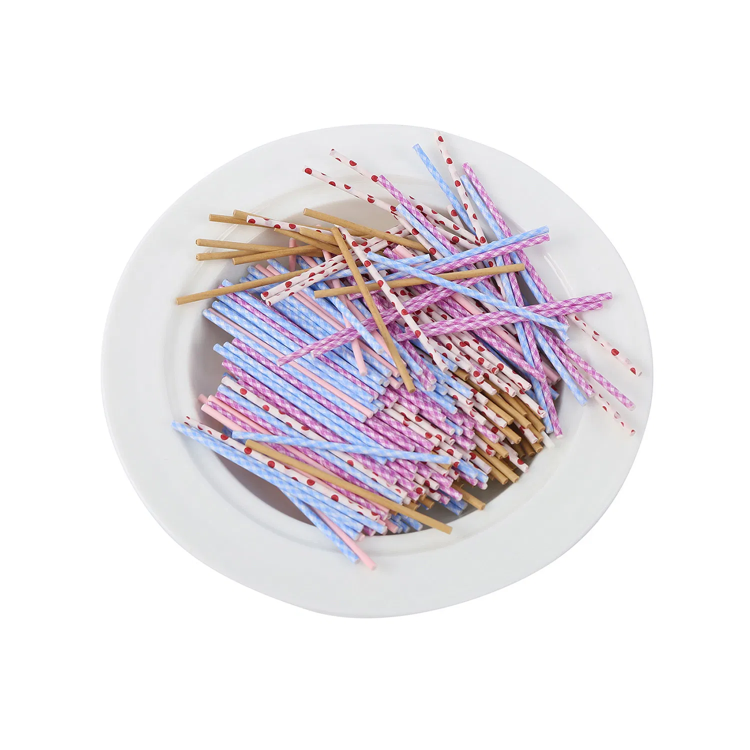 Colorful Factory Cotton Candy Paper Stick for Cotton Buds Produce