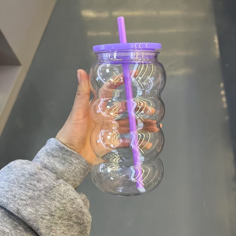 Пластиковый стакан Caterpillar 16oz для кемпинга и ежедневного использования