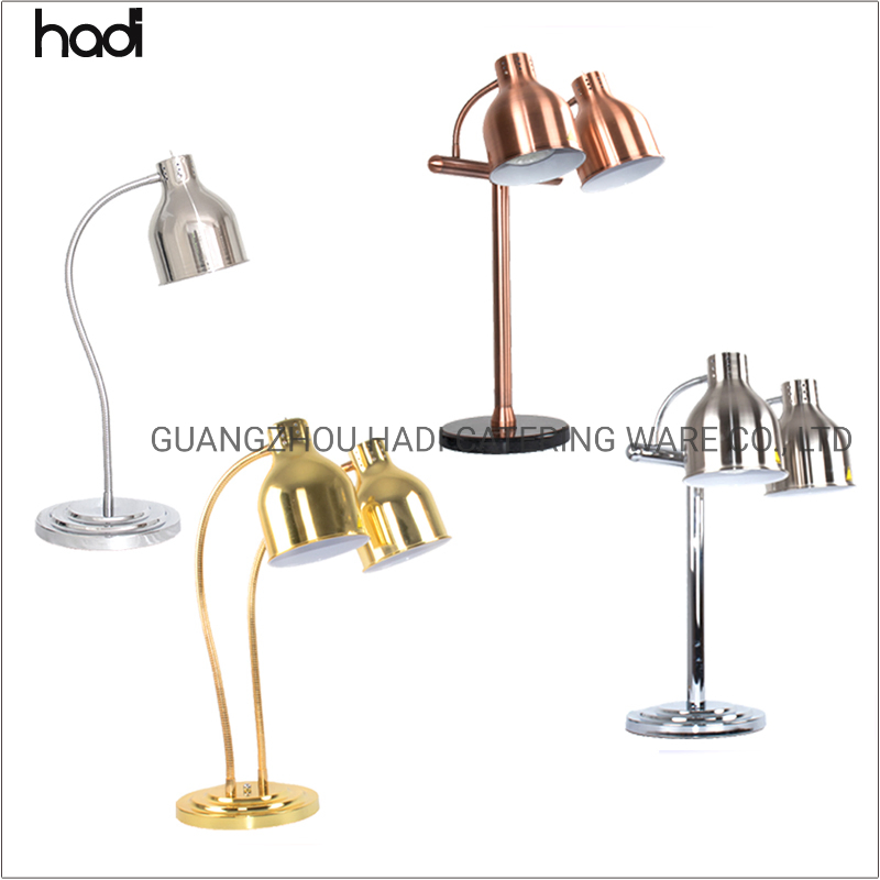 Hadi Wholesale Restaurant Supplies Commercial Kitchen Heat Lights 220V Carving Station Electric Heat Lamp Food Warmer Bulb Light Food for Buffet