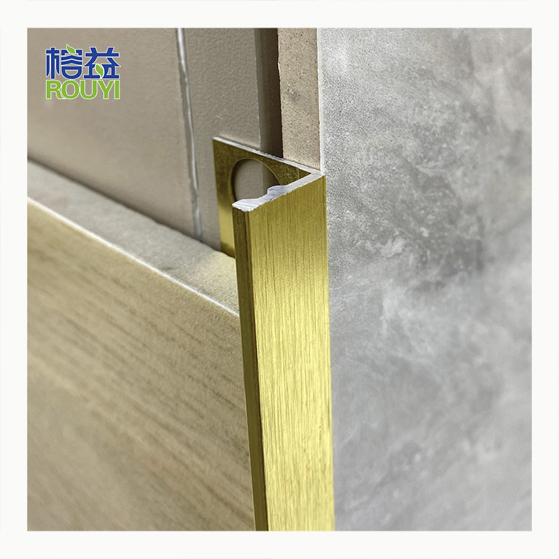 Popular Design Manufacturer Aluminium Tile Corner Trim Metal Tiles Edge Trim